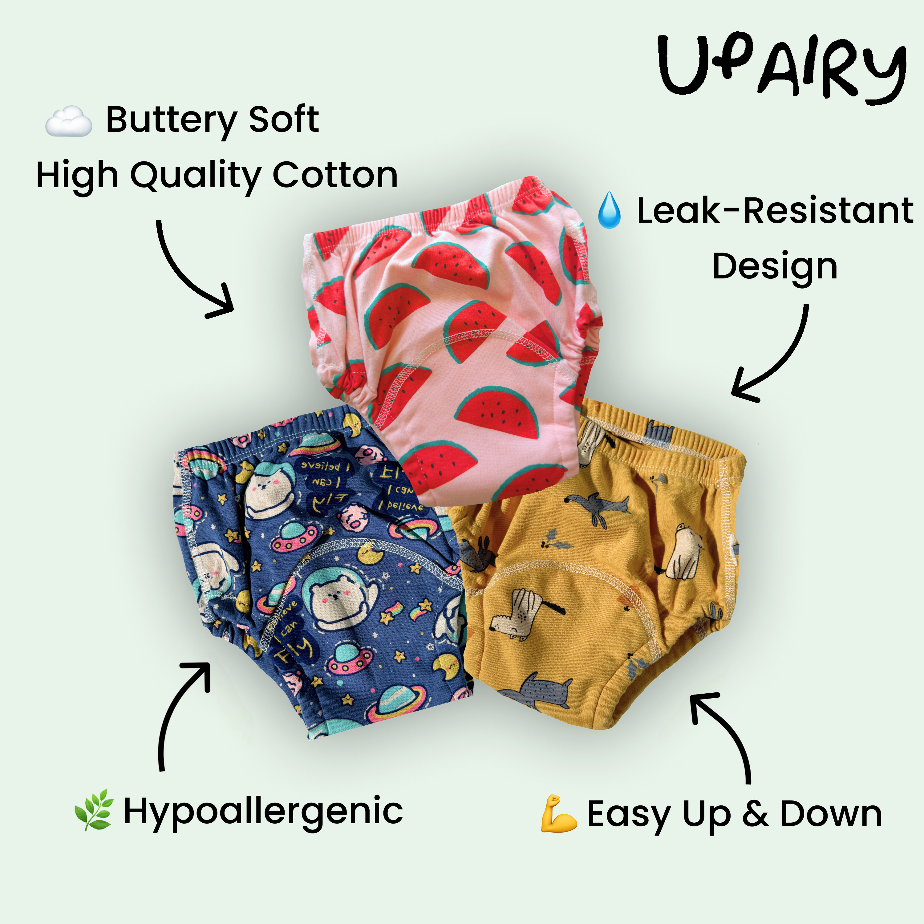 5 Pack - Potty Training Underwear