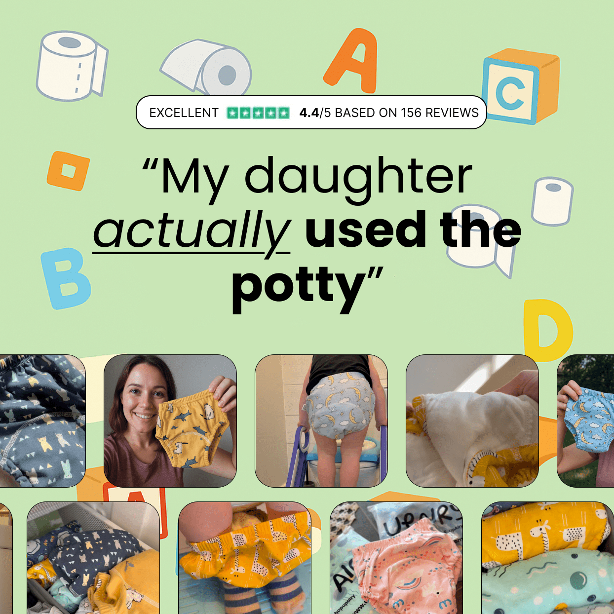 10 Pack - Potty Training Underwear